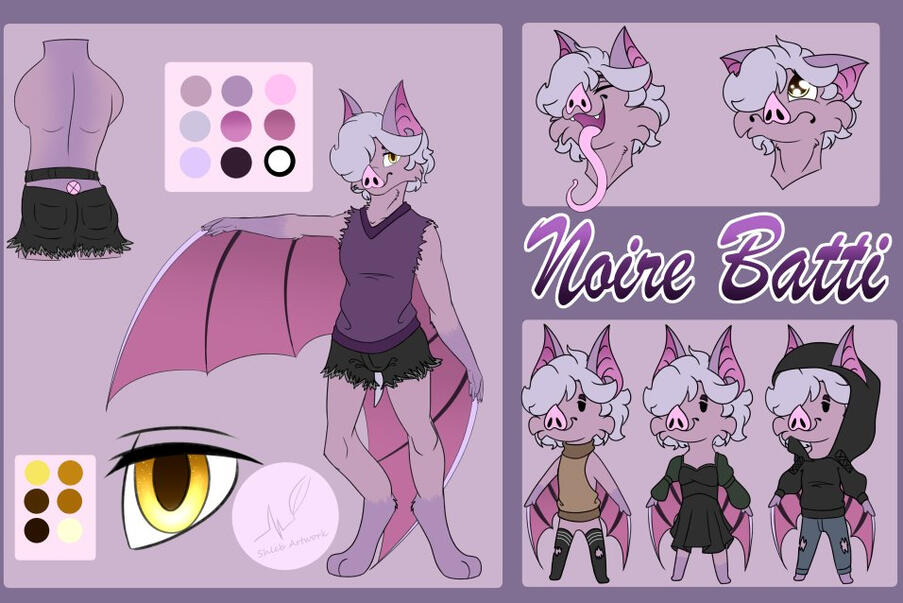 Full body bat twink